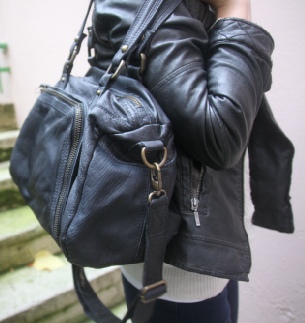 sac cuir vintage