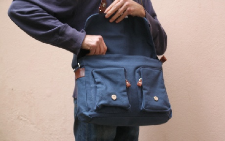 Sac toile Katana en bleu