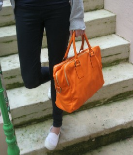 sac femme orange