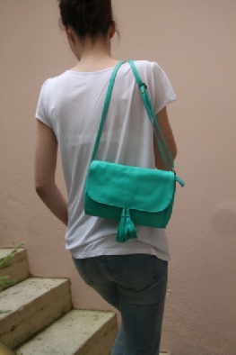 sac femme turquoise