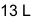 13 L