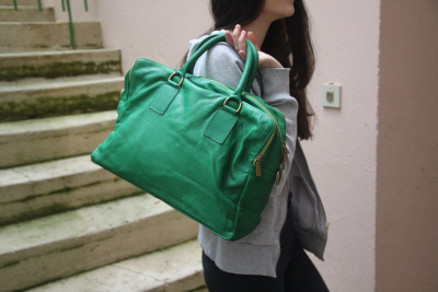 sac femme vert pairie