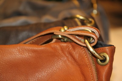 sac femme cognac