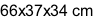 66x37x34 cm
