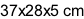 37x28x5 cm