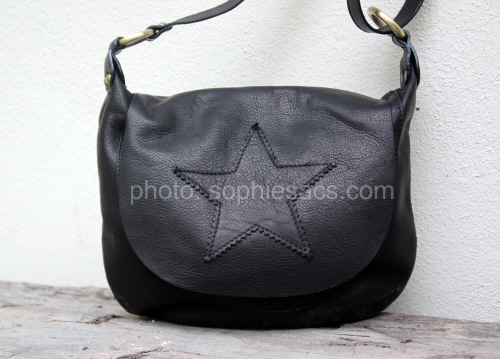 sac cuir noir